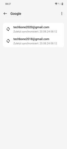 OnePlus Android 14 - OxygenOS 14 Konto wählen