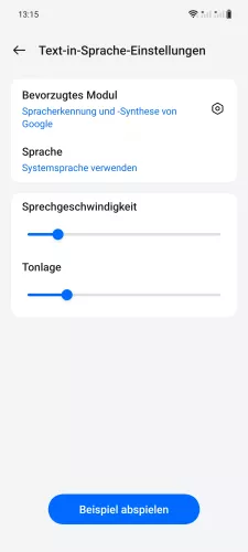 OnePlus Android 14 - OxygenOS 14 Sprachausgabe anpassen