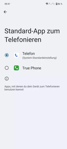 OnePlus Android 14 - OxygenOS 14 Standard-Telefon-App ändern