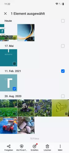 OnePlus Android 14 - OxygenOS 14 Weitere Fotos wählen