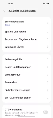 Oppo Android 13 - ColorOS 13 Datum und Uhrzeit
