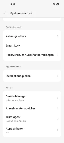 Oppo Android 13 - ColorOS 13 Geräte-Manager