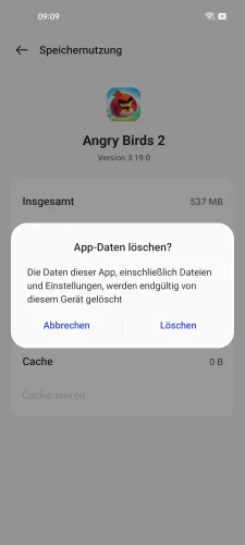 Oppo Android 13 - ColorOS 13 Löschen
