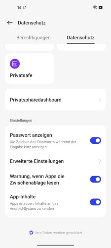 Oppo Android 13 - ColorOS 13 Passwort anzeigen