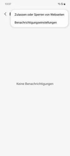 Samsung Android 13 - One UI 5 Benachrichtigungseinstellungen