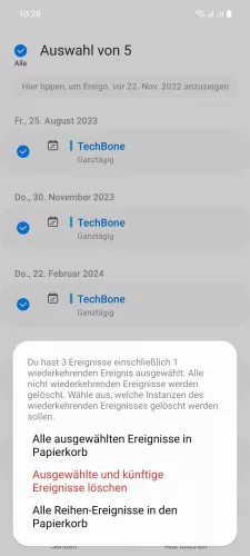 Samsung Android 13 - One UI 5 Bestätigen