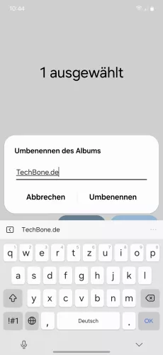 Samsung Android 14 - One UI 6 Album umbenennen