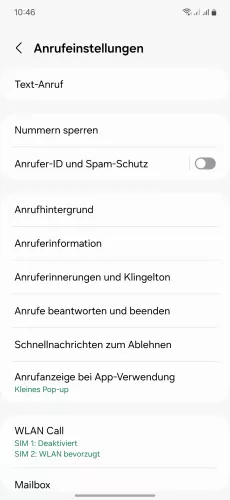 Samsung Android 14 - One UI 6 Anrufe beantworten und beenden