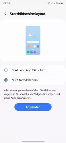Samsung Android 14 - One UI 6 Anwenden