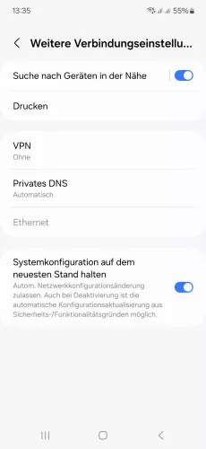 Samsung Android 14 - One UI 6 Drucken