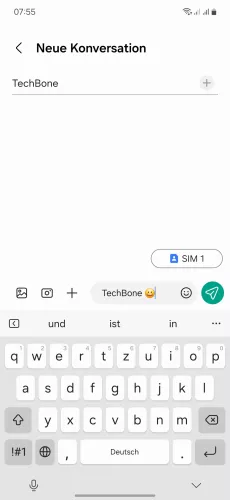 Samsung Android 14 - One UI 6 Hinzufügen