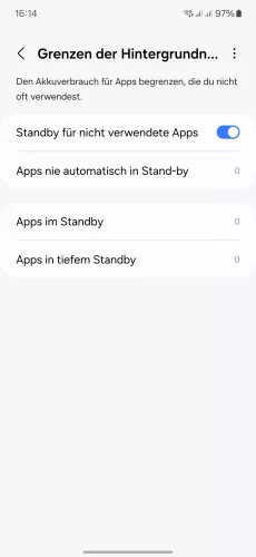 Samsung Android 14 - One UI 6 Option wählen