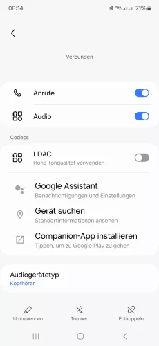 Samsung Android 14 - One UI 6 Umbenennen