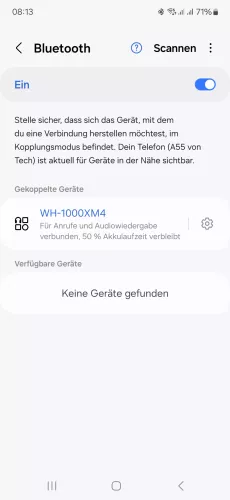 Samsung Android 14 - One UI 6 Verbindungseinstellungen