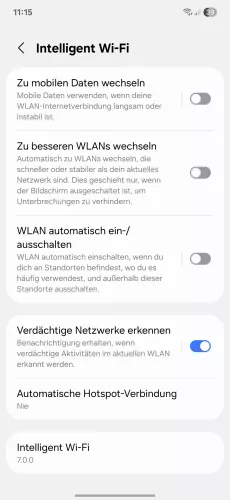 Samsung Android 15 - One UI 7 Verdächtige Netzwerke erkennen Samsung Android 15 - One UI 7 Verdächtige Netzwerke erkennen