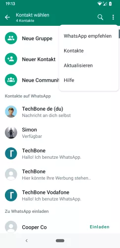 WhatsApp Android Aktualisieren