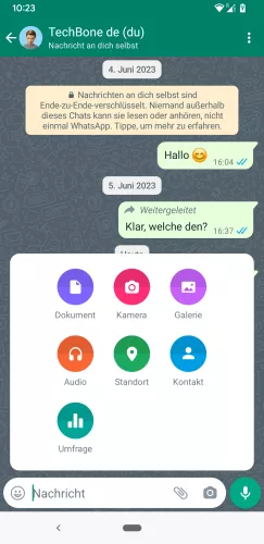 WhatsApp Android Kontakt