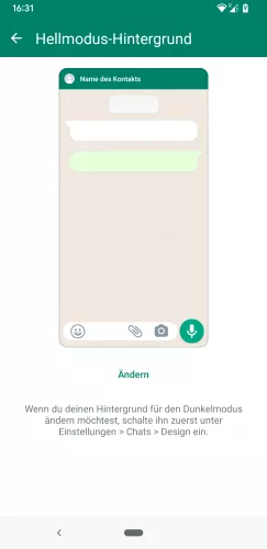 WhatsApp Android Ändern