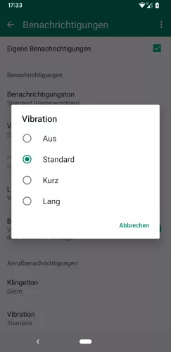 WhatsApp Android Wähle