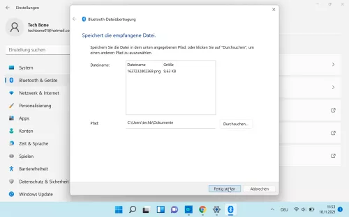 Windows 11 Windows 11 Fertig stellen