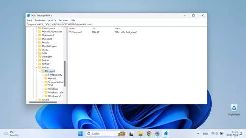 Windows 11 Windows 11 Rechtsklick auf Microsoft