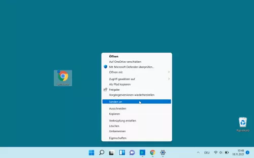 Windows 11 Windows 11 Senden an