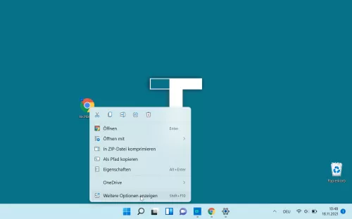 Windows 11 Windows 11 Weitere Optionen anzeigen