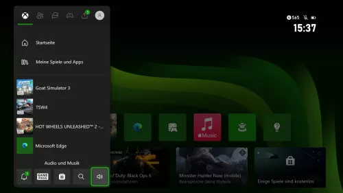 X Xbox Audio und Musik