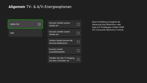 Xbox Xbox Konsole schaltet andere Geräte ein