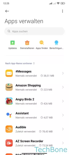 Xiaomi Android 13 - MIUI 14 App wählen