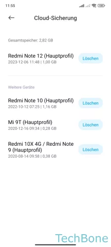 Xiaomi Android 13 - MIUI 14 Löschen