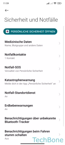 Xiaomi Android 13 - MIUI 14 Medizinische Daten