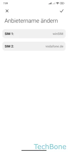 Xiaomi Android 13 - MIUI 14 SIM-Karte wählen