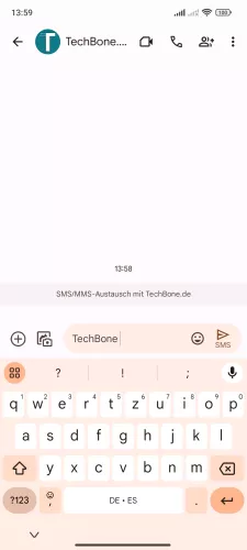 Xiaomi Android 14 - HyperOS 1 Senden-Button halten