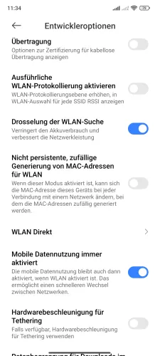 Xiaomi Android 14 - HyperOS 1 Wi-Fi Direct