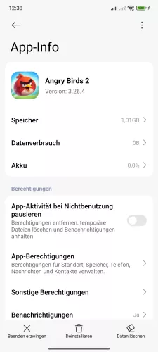 Xiaomi Android 15 - HyperOS 2 App-Berechtigungen