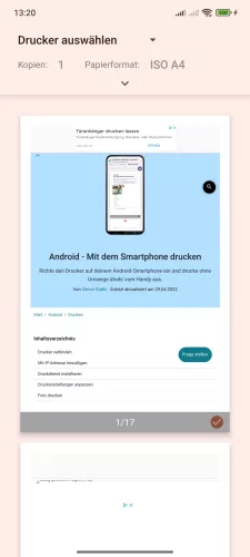 Xiaomi Android 15 - HyperOS 2 Drucker auswählen Xiaomi Android 15 - HyperOS 2 Drucker auswählen