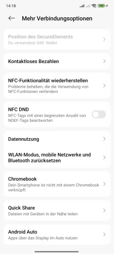 Xiaomi Android 15 - HyperOS 2 Netzwerkeinstellungen zurücksetzen