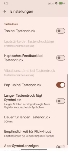 Xiaomi Android 15 - HyperOS 2 Pop-up bei Tastendruck