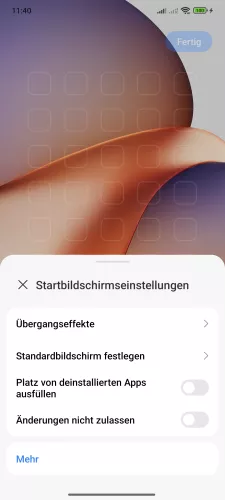 Xiaomi Android 15 - HyperOS 2 Standardbildschirm festlegen Xiaomi Android 15 - HyperOS 2 Standardbildschirm festlegen