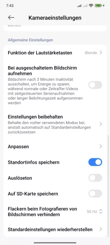 Xiaomi Android 15 - HyperOS 2 Standortinfos speichern Xiaomi Android 15 - HyperOS 2 Standortinfos speichern