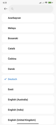 Xiaomi Android 15 - HyperOS 2 System-Sprache ändern