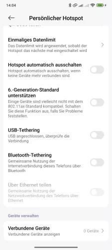 Xiaomi Android 15 - HyperOS 2 Verbundene Geräte