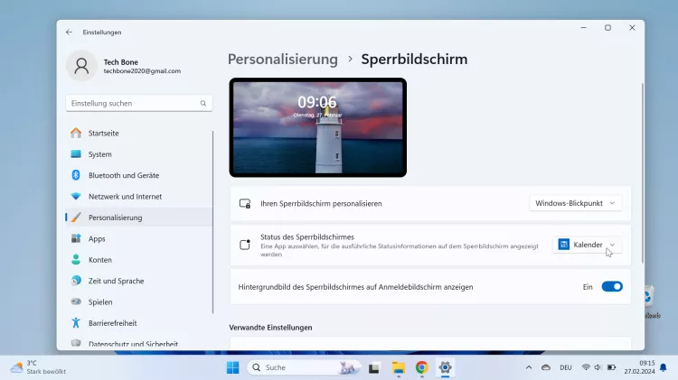 Windows 11 Windows 11 App auf Sperrbildschirm Windows 11 Windows 11 App auf Sperrbildschirm