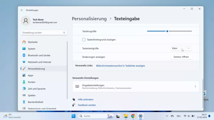 Windows 11 Windows 11 Tastentextgröße Windows 11 Windows 11 Tastentextgröße