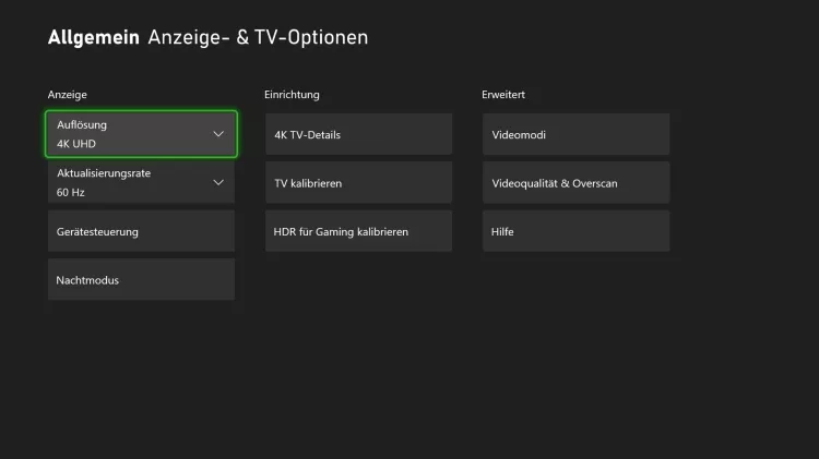Xbox Xbox HDR für Gaming kalibrieren Xbox Xbox HDR für Gaming kalibrieren