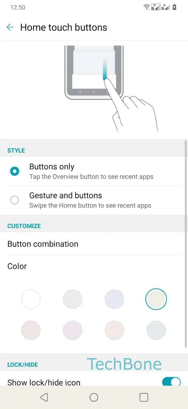 How to Change Color of Navigation bar - LG Manual | TechBone