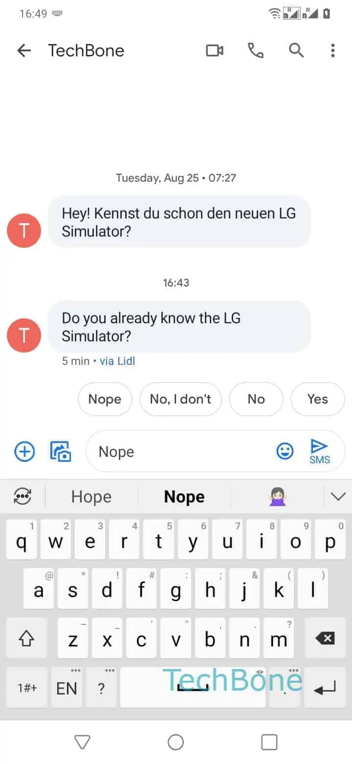 How to Write a text message - LG Manual  TechBone