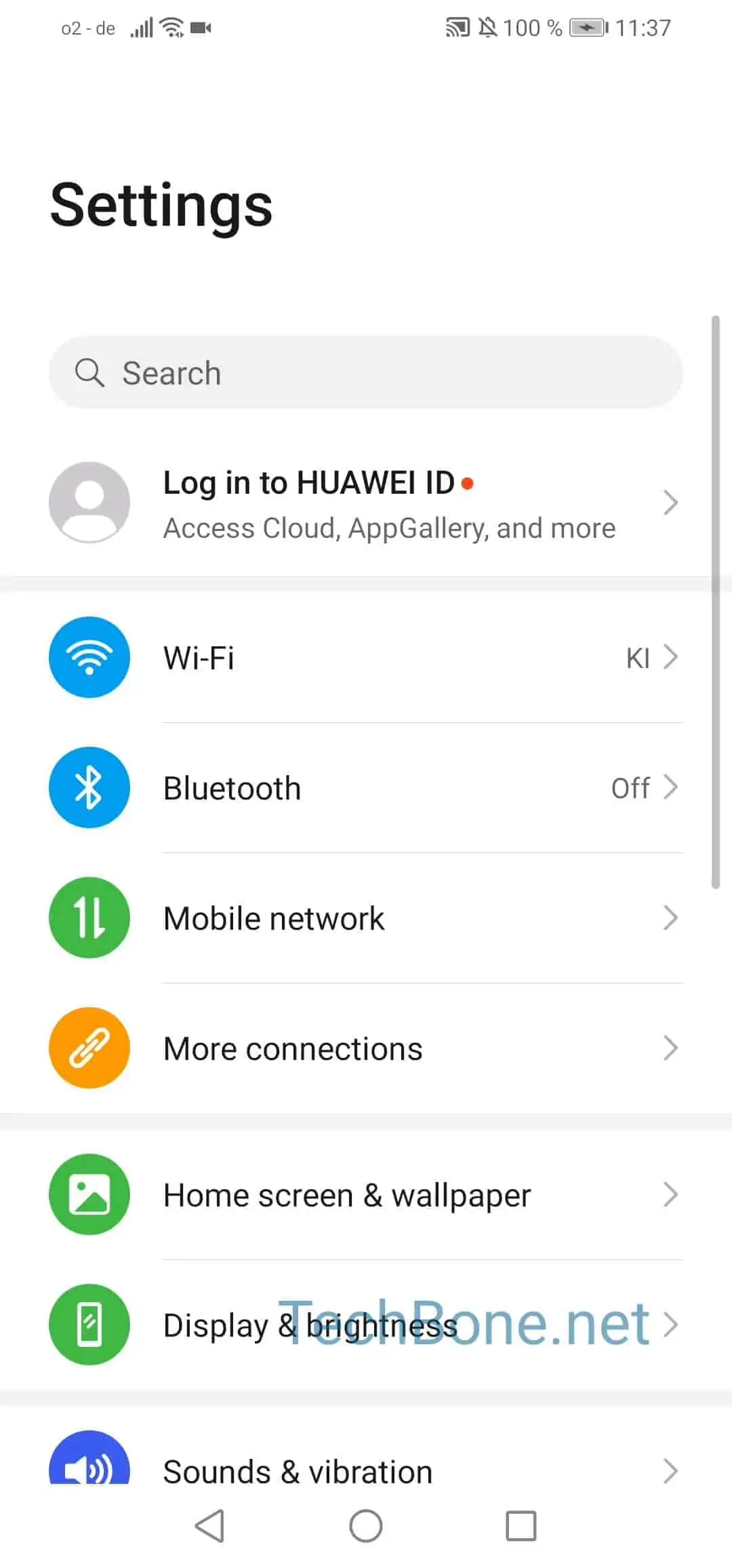 How to enable or disable Bluetooth tethering Huawei Manual | TechBone