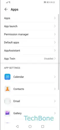 Special app access -  Tap on  Apps  